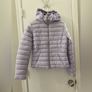 Zara Lilac Puffer Jacket